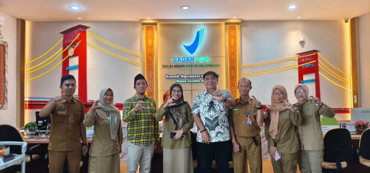 BBPOM di Palembang Tingkatkan Keterbukaan Informasi Publik bersama Komisi Informasi Provinsi Sumatera Selatan.